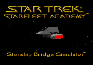Star Trek Starfleet Academy - Starship Bridge Simulator Title Screen